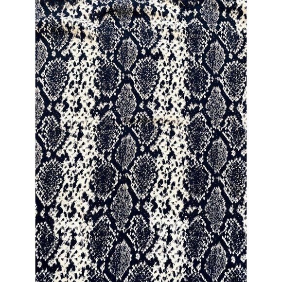 ‎Vince Camuto Blouse Top Medium Black Brown Snake - Picture 4 of 9